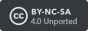 CC BY-NC-SA 4.0